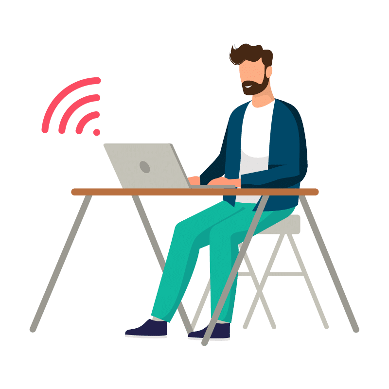 utilisateur wifi coworking