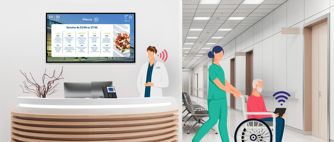 TV connectée établissements de santé
