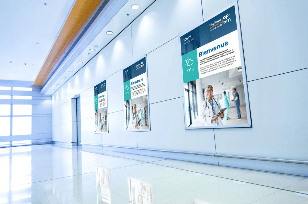 Affichage dynamique hôpital